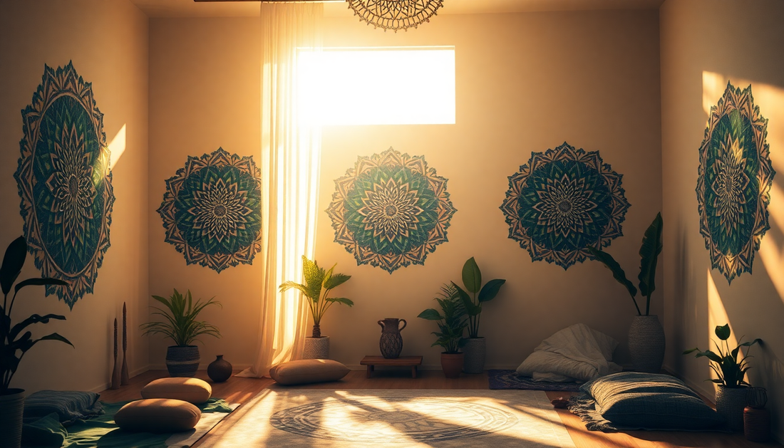Elevate Your Space: Infusing Spiritual Serenity with Mandala Designs
