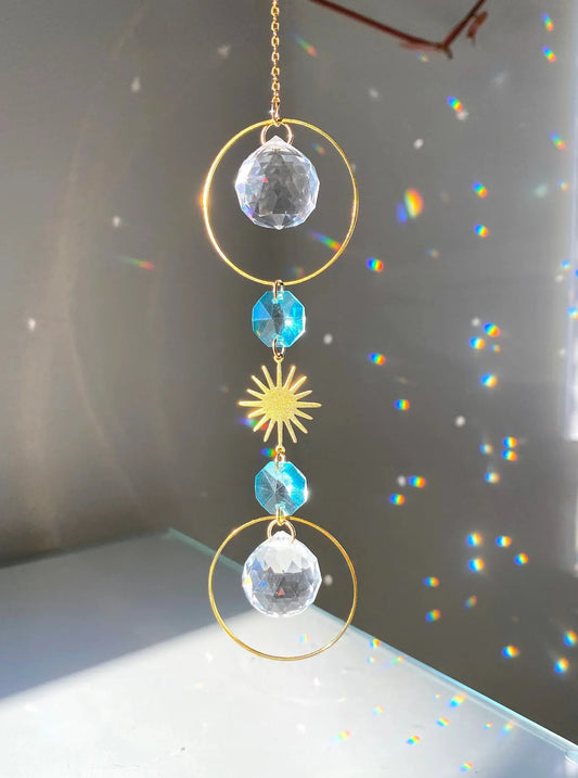 Crystal Sun Catcher Prism – Rainbow Maker Lightcatcher for Windows, Cars & Home Decor